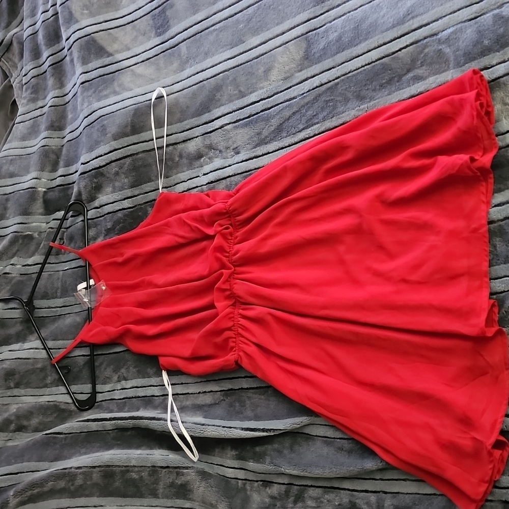 Red summer dress brand new with tag
